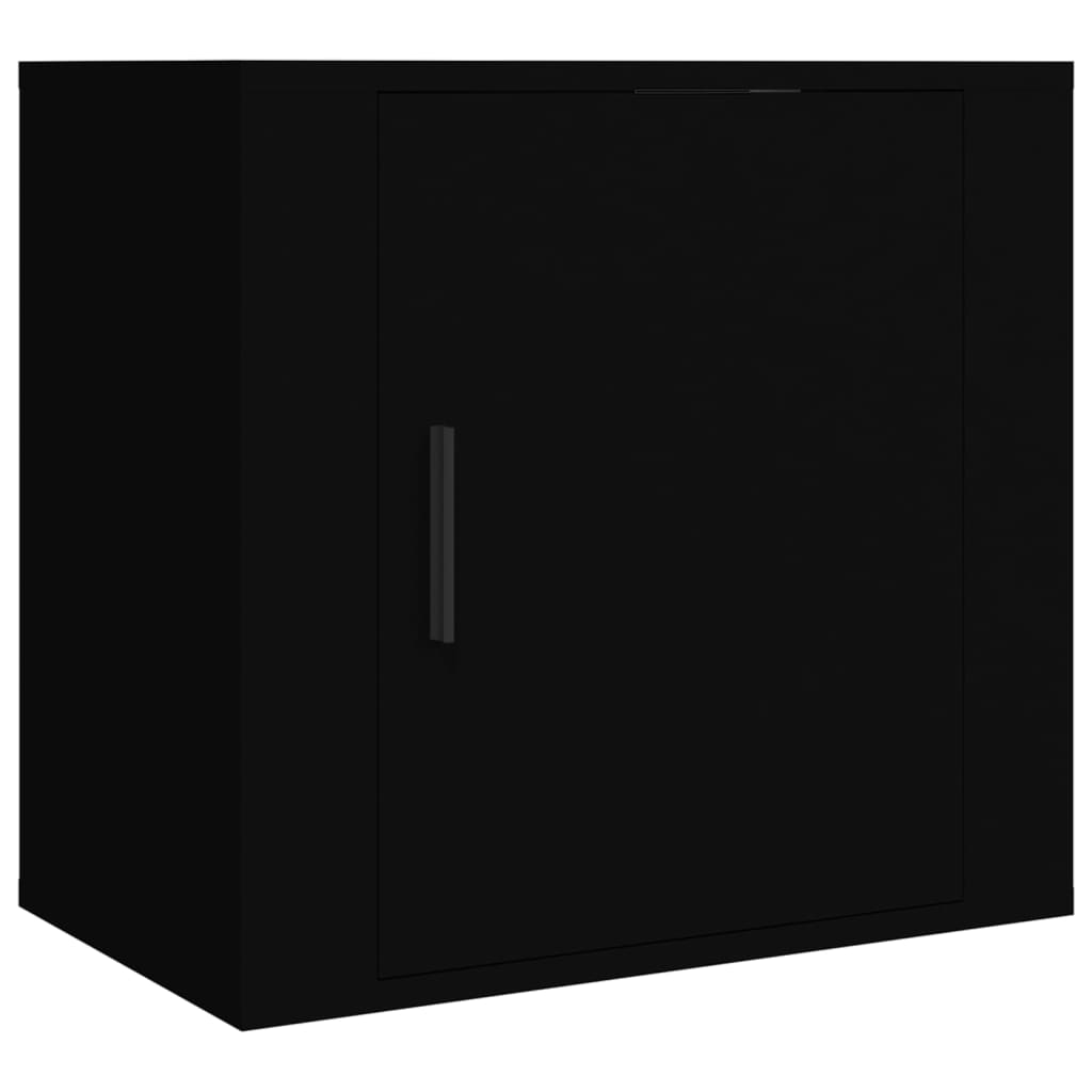 Comodini A Muro 2 Pz Nero 50x30x47 cm - Image 3