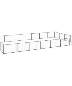 Gabbia Per Cani Nera 28 M² In Acciaio