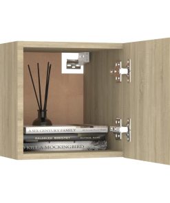 Comodini 2 Pz Rovere Sonoma 30,5x30x30 Cm In Truciolato