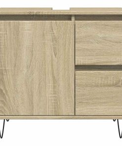 Armadietto Da Bagno Rovere Sonoma 65x33x60 Cm Legno Multistrato
