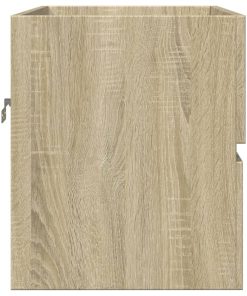 Mobile Lavabo Rovere Sonoma 60x38,5x45 Cm In Legno Multistrato