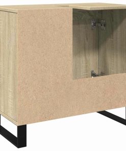 Armadietto Da Bagno Rovere Sonoma 65x33x60 Cm Legno Multistrato