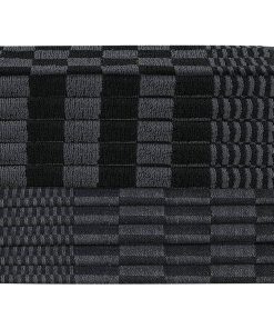 Set Strofinacci 10 Pz In Cotone Nero E Grigio