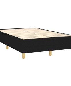Giroletto A Molle Con Materasso Nero 120x200 Cm In Tessuto