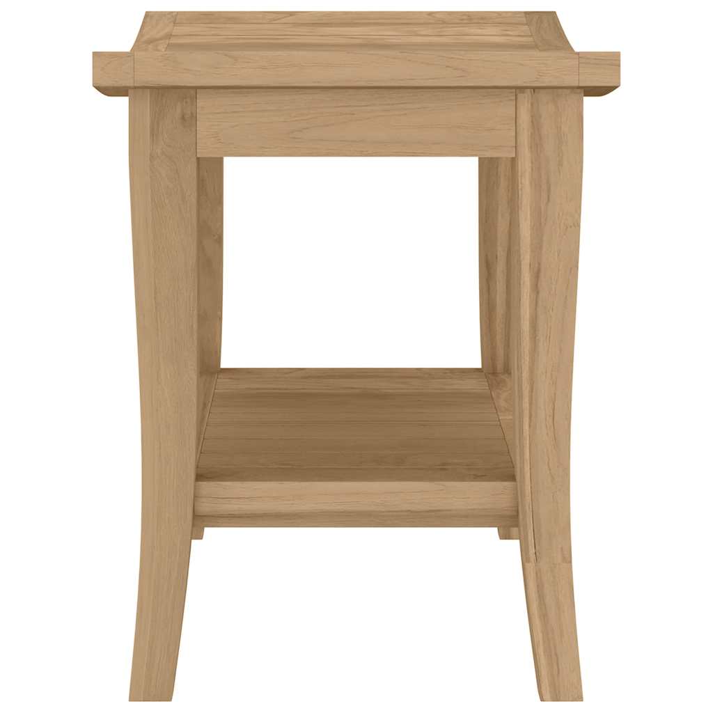 Tavolino Da Bagno 50x35x45 Cm In Legno Massello Di Teak