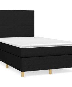 Giroletto A Molle Con Materasso Nero 120x200 Cm In Tessuto
