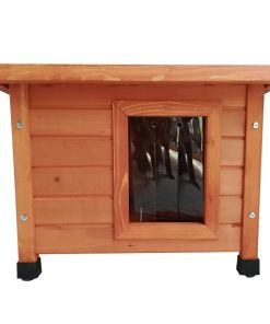 @pet Cuccia Per Gatti Da Esterno 57x45x43 Cm In Legno Marrone