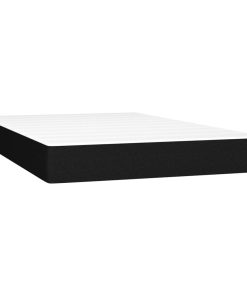 Giroletto A Molle Con Materasso Nero 120x200 Cm In Tessuto
