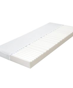 Materasso 120x200 Cm 7 Zone Schiuma Di Poliuretano 10 Cm H2 h3