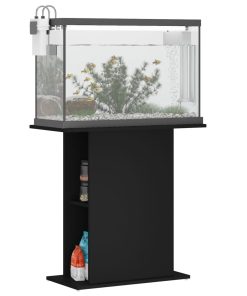 Supporto Per Acquario Nero 75x36x72,5 Cm In Legno Multistrato