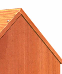 Cuccia Per Gatti Marrone Cera 41x50x50cm Legno Massello Di Pino