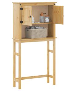 Mobile Lavatrice Da Bagno Corona In Legno Massello Di Pino