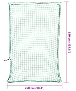 Rete Per Rimorchio Con Corda Elastica Verde 3,5x2,5 M In pp