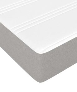 Materasso A Molle Insacchettate Grigio Chiaro 90x190x20 cm