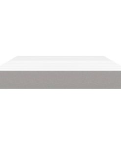 Materasso A Molle Insacchettate Grigio Chiaro 140x200x20 cm