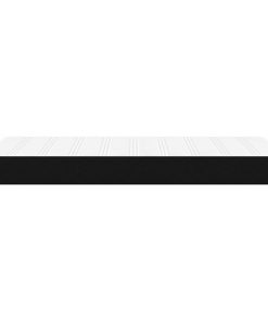 Materasso A Molle Insacchettate Nero 90x200x20 Cm In Tessuto