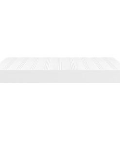 Materasso A Molle Bianco 140x200x20 Cm In Similpelle