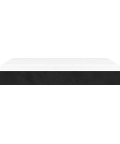 Materasso A Molle Insacchettate Nero 180x200x20 Cm In Velluto