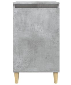 Comodini 2 Pz Grigio Cemento 40x35x70 Cm In Legno Multistrato