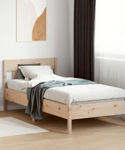 Letto Senza Materasso 75x190 Cm In Legno Massello Pino