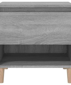 Comodini 2 Pz Grigio Sonoma 50x46x50 Cm In Legno Multistrato