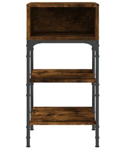 Comodini 2 Pz Rovere Fumo 35x34,5x70 Cm In Legno Multistrato