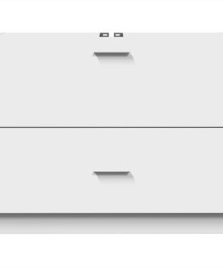 Mobile Lavabo Bianco 78x37x59 Cm In Truciolare