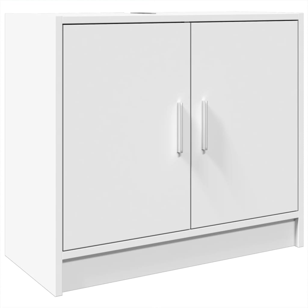 Mobile Lavabo Bianco 63x29x55 Cm In Truciolato - Image 6