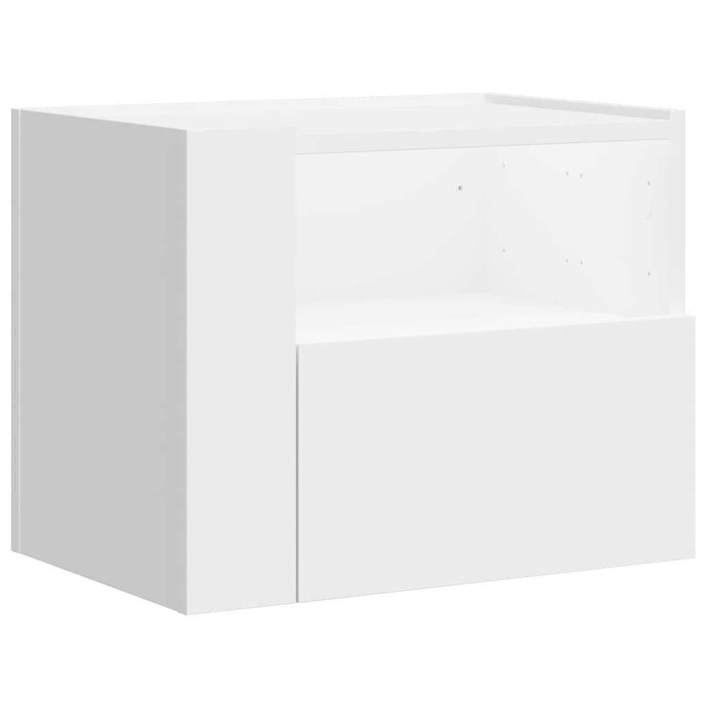 Comodino A Parete Bianco 45x30x35 cm - Image 3