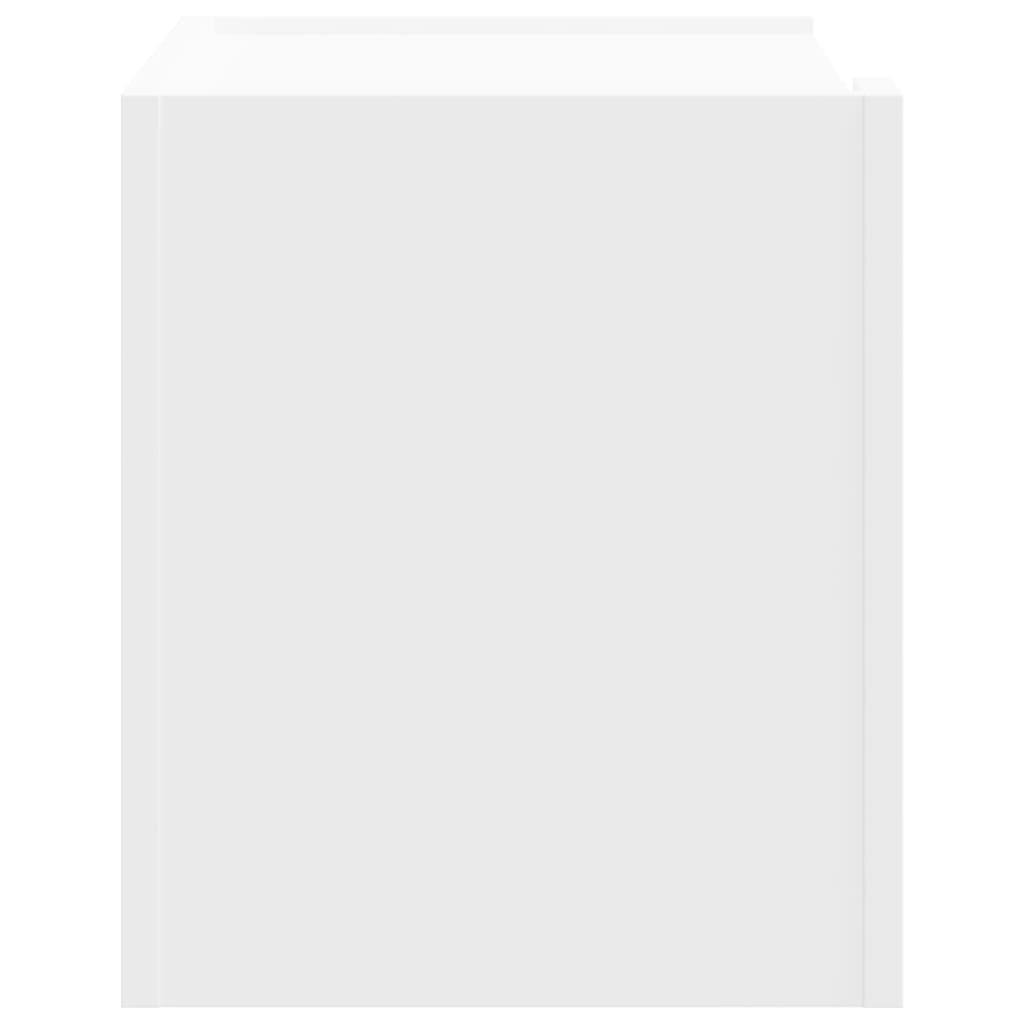 Comodino A Parete Bianco 45x30x35 cm - Image 4