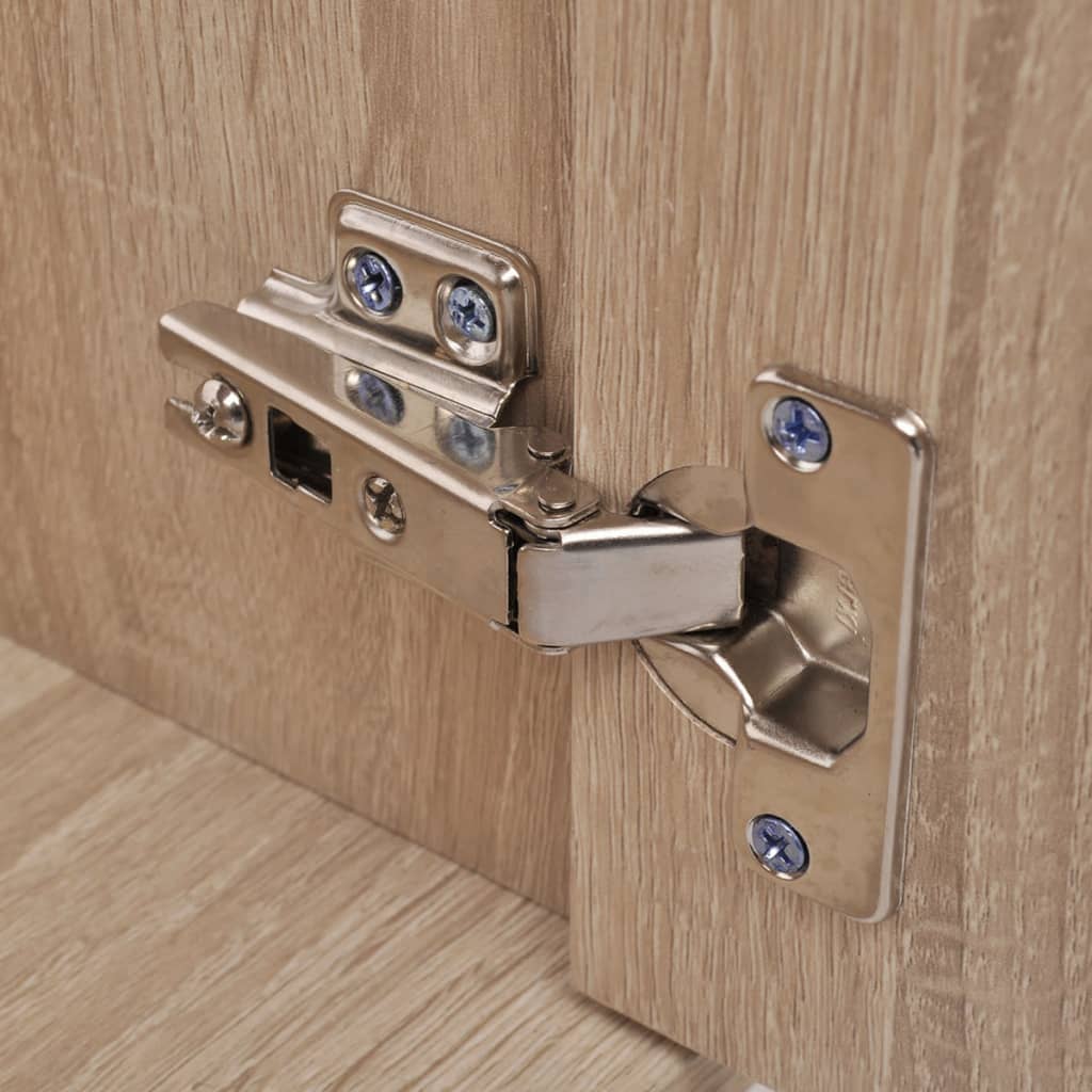 Set Mobili Da Bagno Con Lavabo 3 Pz Beige - Image 6