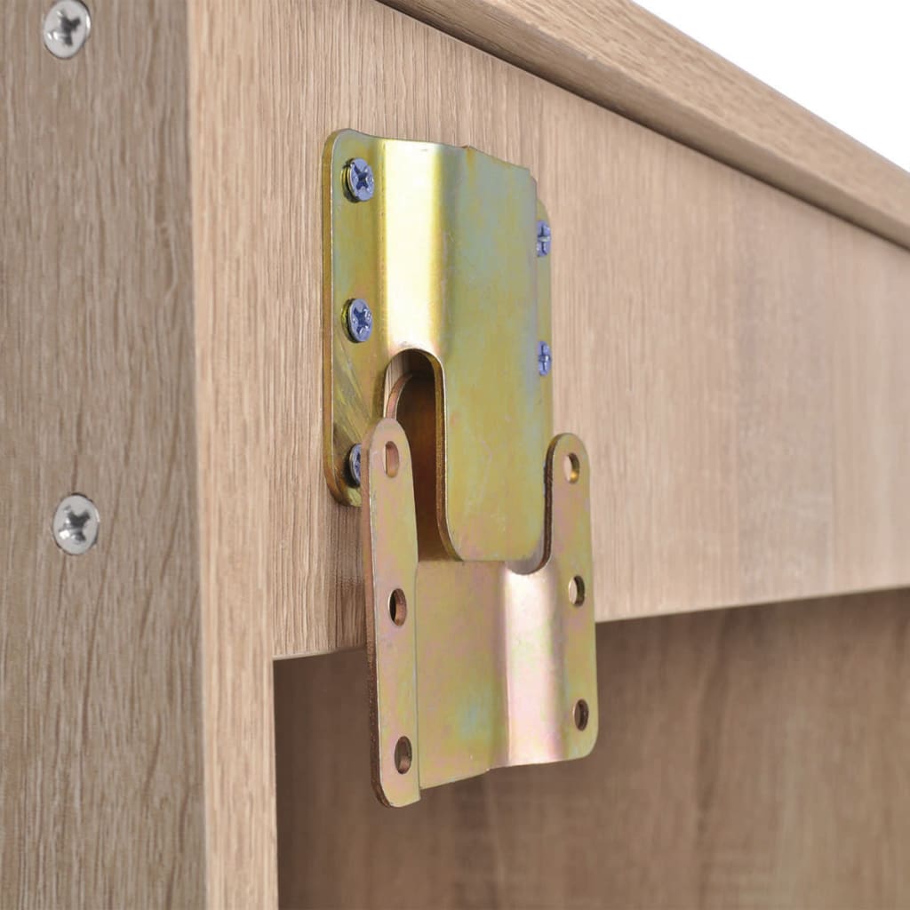 Set Mobili Da Bagno Con Lavabo 3 Pz Beige - Image 5