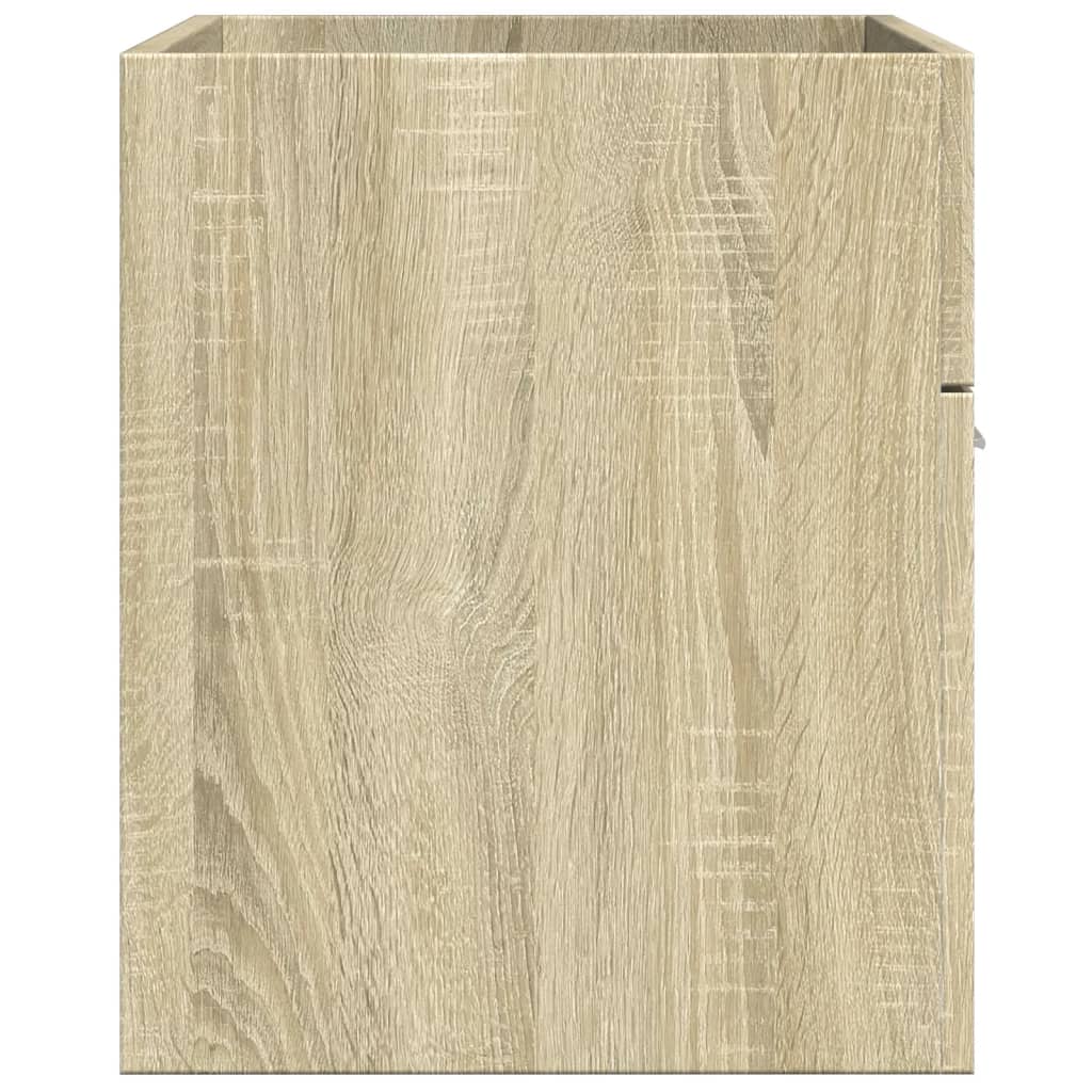 Mobile Sottolavabo Rovere Sonoma 80x38,5x46cm Legno Multistrato - Image 2