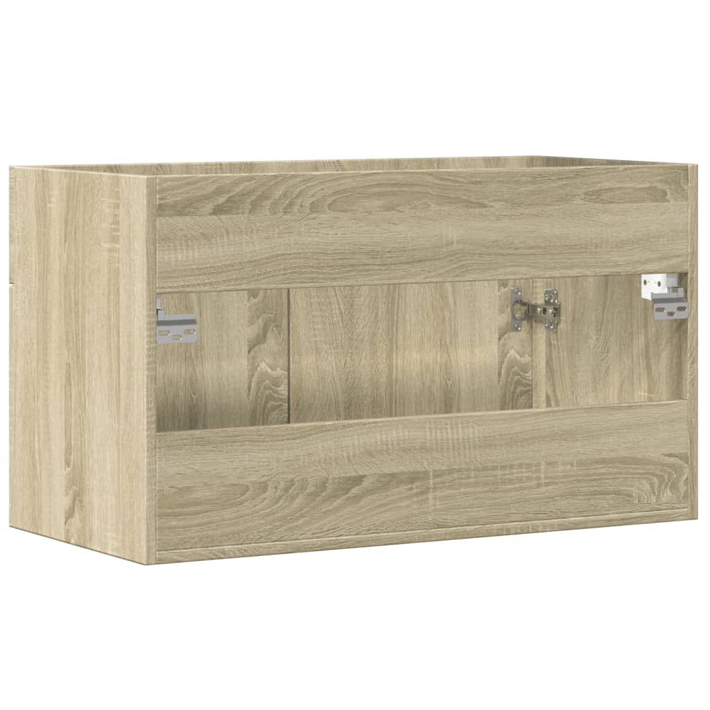 Mobile Sottolavabo Rovere Sonoma 80x38,5x46cm Legno Multistrato - Image 5