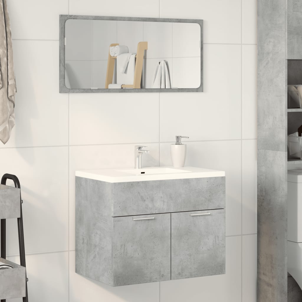 Mobile Sottolavabo Grigio Cemento 60x38,5x46 Legno Multistrato - Image 6