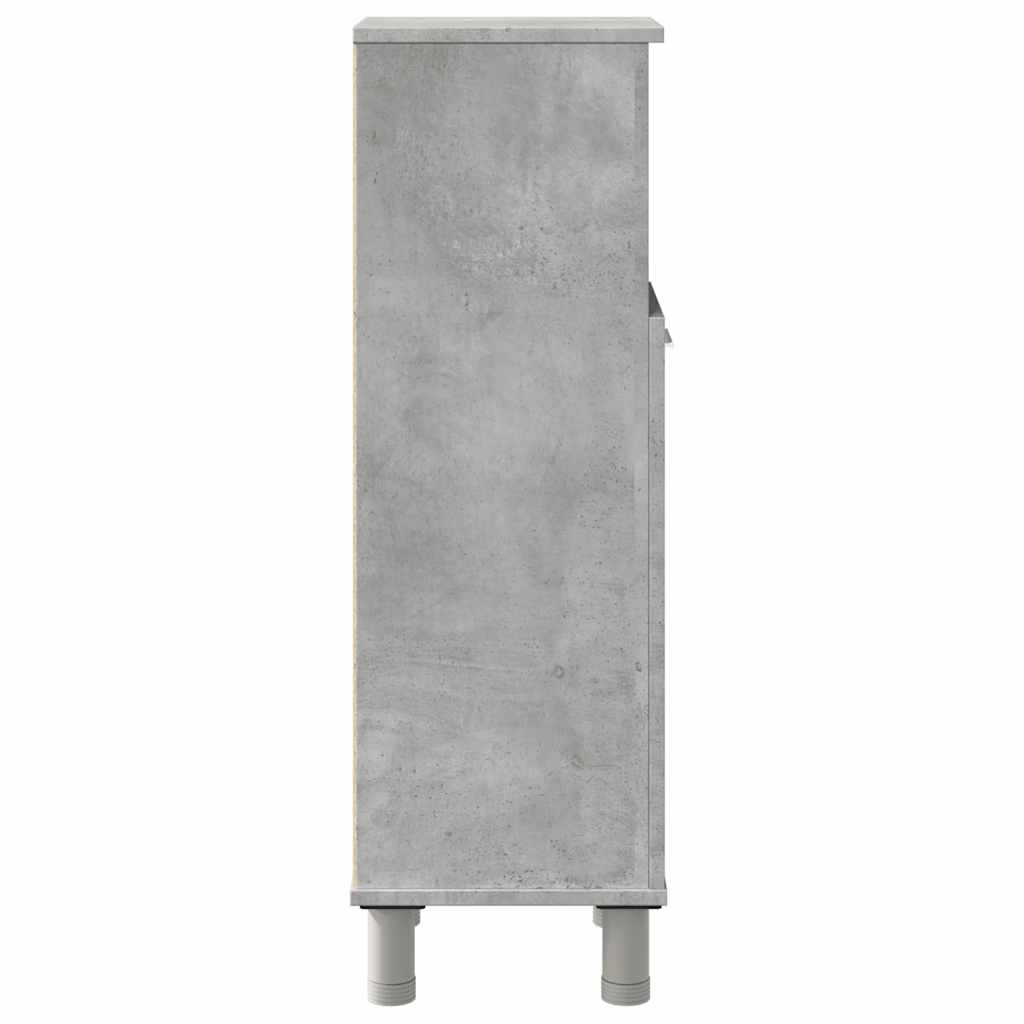 Mobile Da Bagno Grigio Cemento 30x30x95 Cm In Legno Multistrato - Image 5