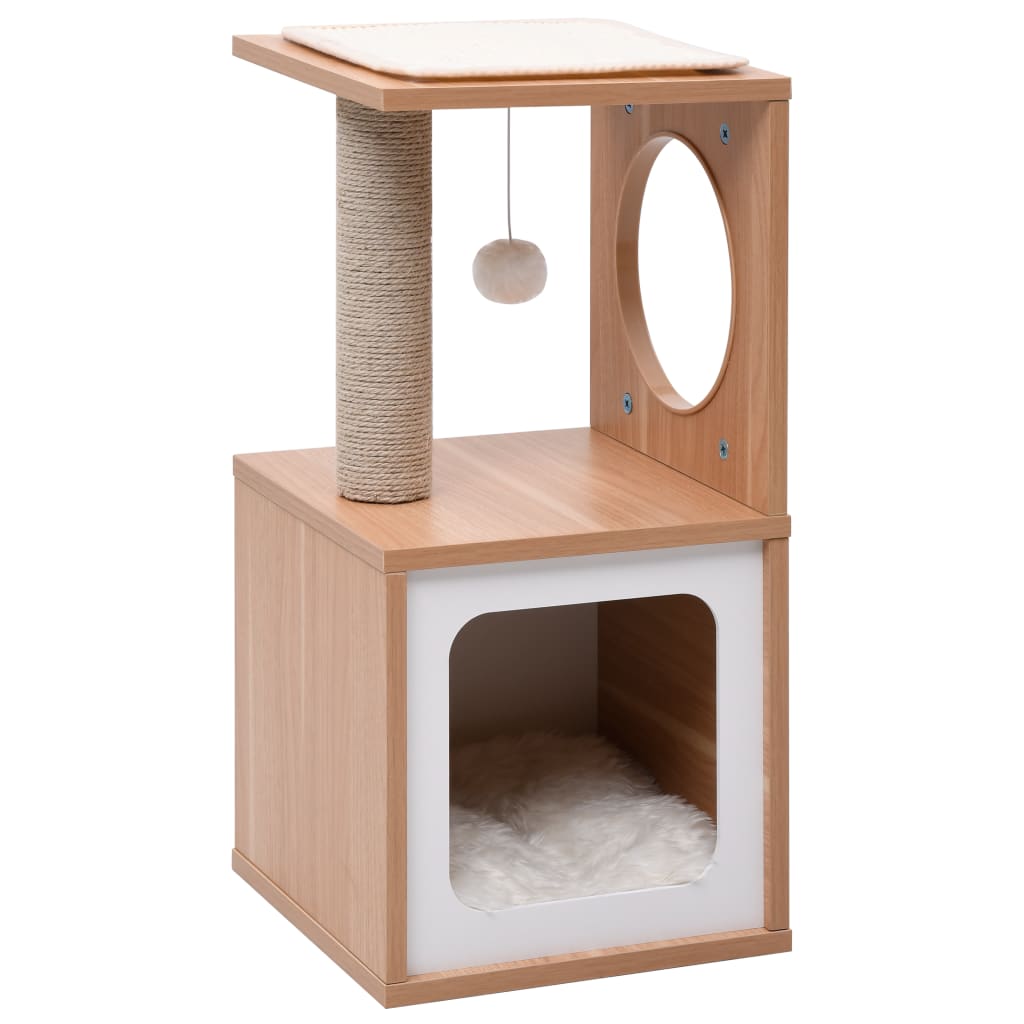 Albero Per Gatti Con Tappeto Tiragraffi In Sisal 60 cm - Image 4