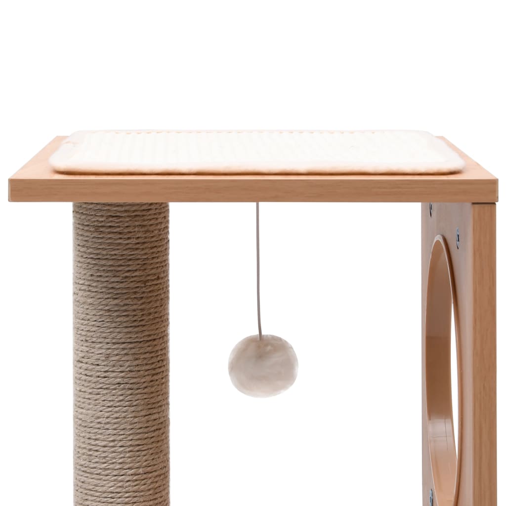 Albero Per Gatti Con Tappeto Tiragraffi In Sisal 60 cm - Image 2