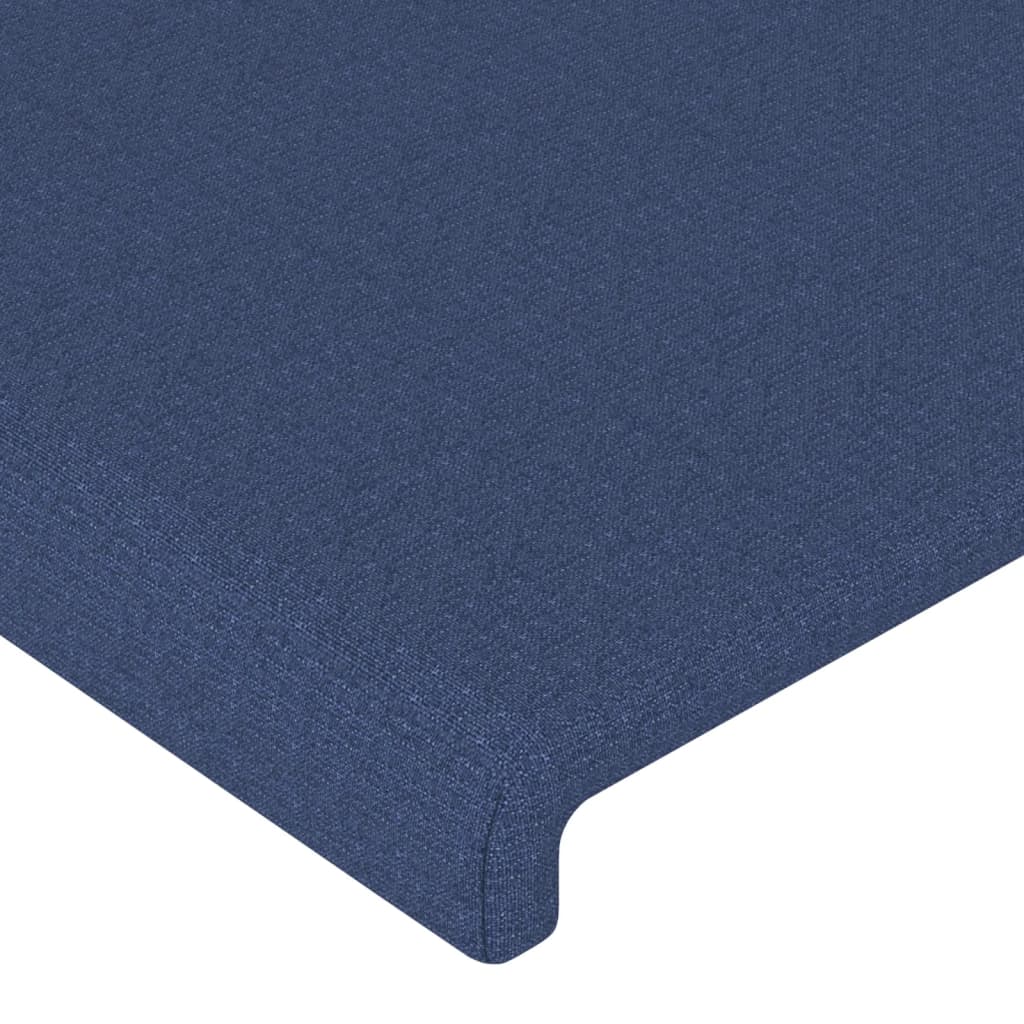 Testiera 2 Pz Blu 90x5x78/88 Cm In Tessuto
