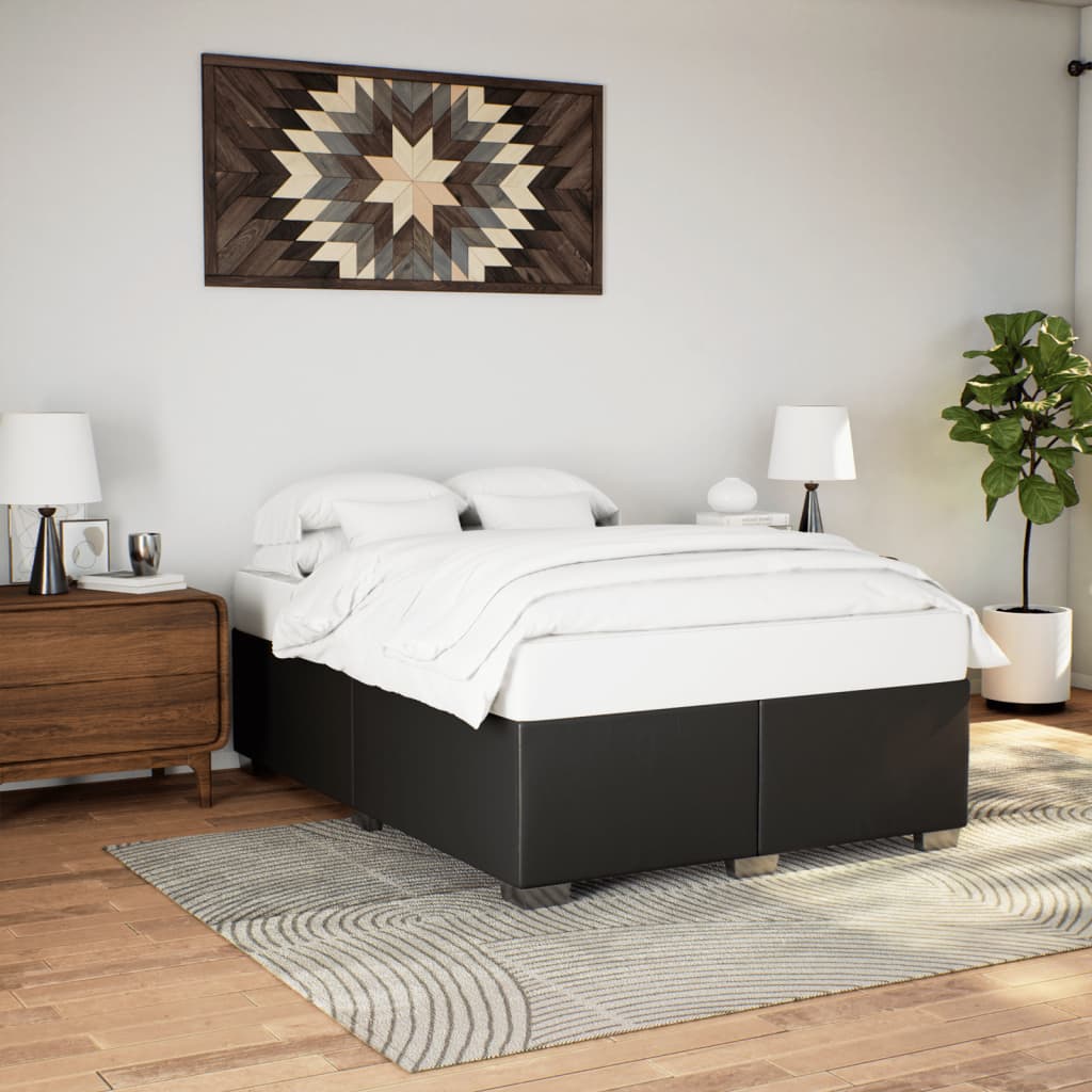 Giroletto Nero 140x200 Cm In Similpelle