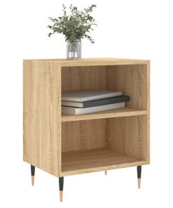 Comodini 2 Pz Rovere Sonoma 40x30x50 Cm In Legno Multistrato