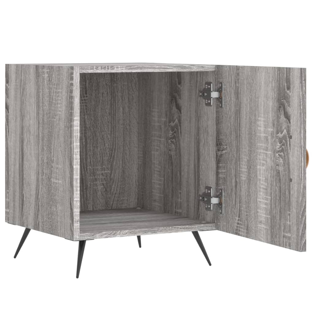 Comodini 2 Pz Grigio Sonoma 40x40x50 Cm In Legno Multistrato - Image 6