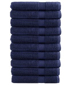 Asciugamani Premium Solund 10 Pz Blu Navy 100x200cm 600gsm