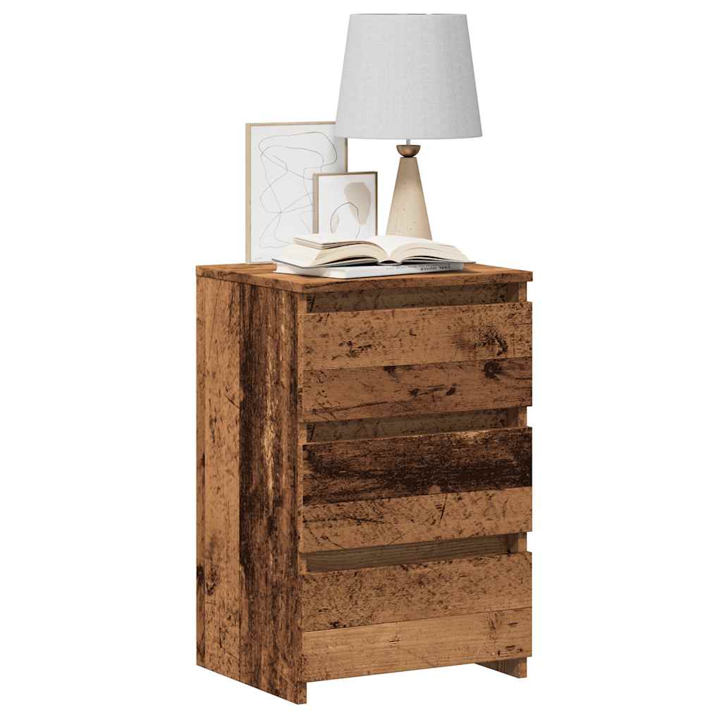 Comodini Legno Antico 2 Pz 40x35x62,5 Cm In Legno Multistrato - Image 4