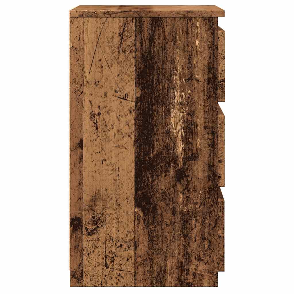 Comodini Legno Antico 2 Pz 40x35x62,5 Cm In Legno Multistrato - Image 5