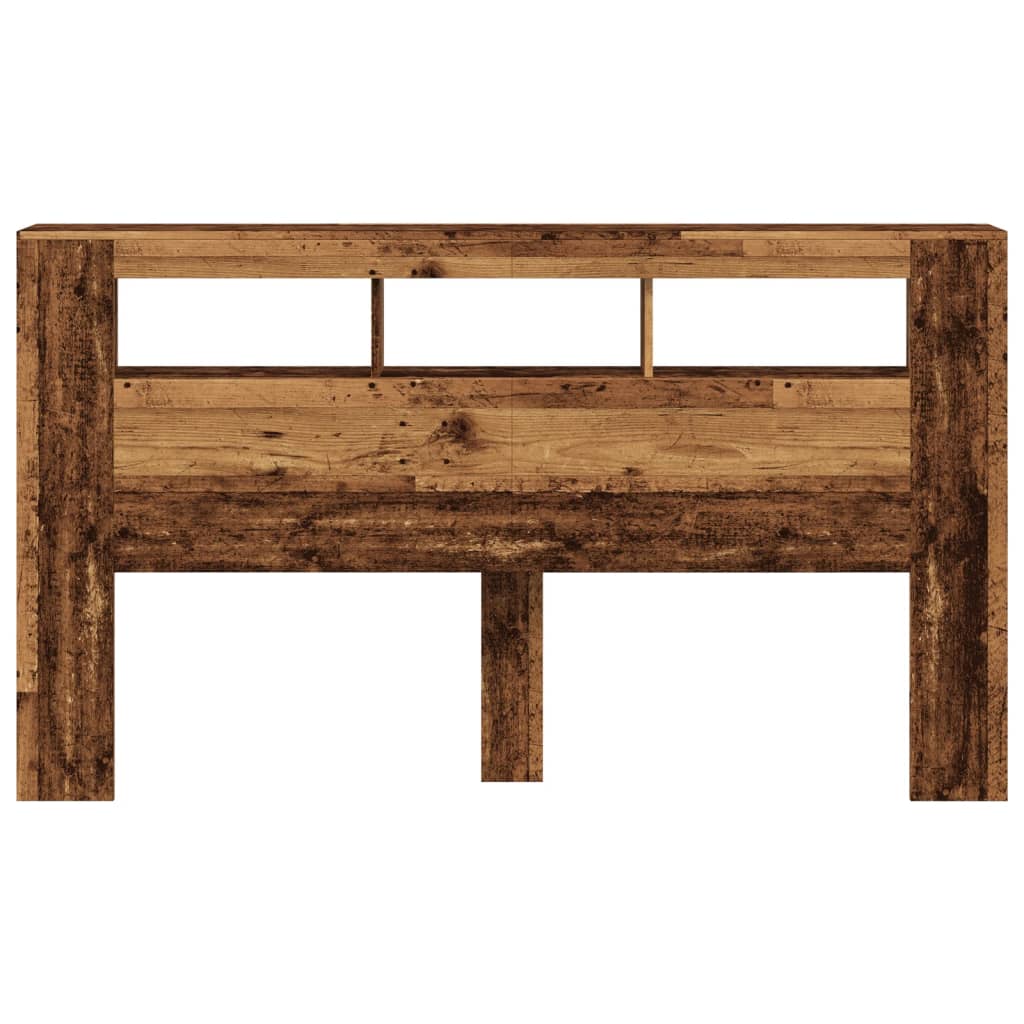 Testiera Led Legno Antico 180x18,5x103,5 Cm Legno Multistrato - Image 6