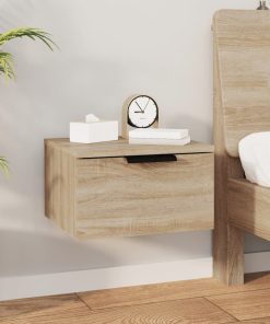 Comodino A Muro Rovere Sonoma 34x30x20 cm