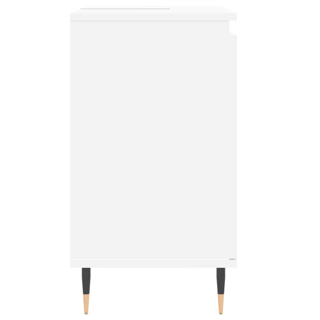 Mobile Da Bagno Bianco 58x33x60 Cm In Legno Multistrato - Image 4