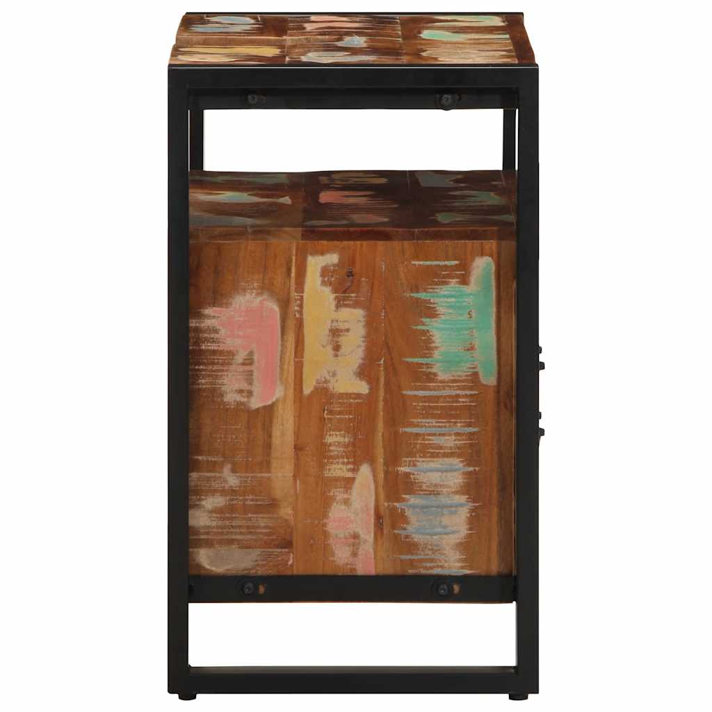 Mobile Da Bagno 55x35x60 Cm In Legno Massello Di Recupero - Image 6