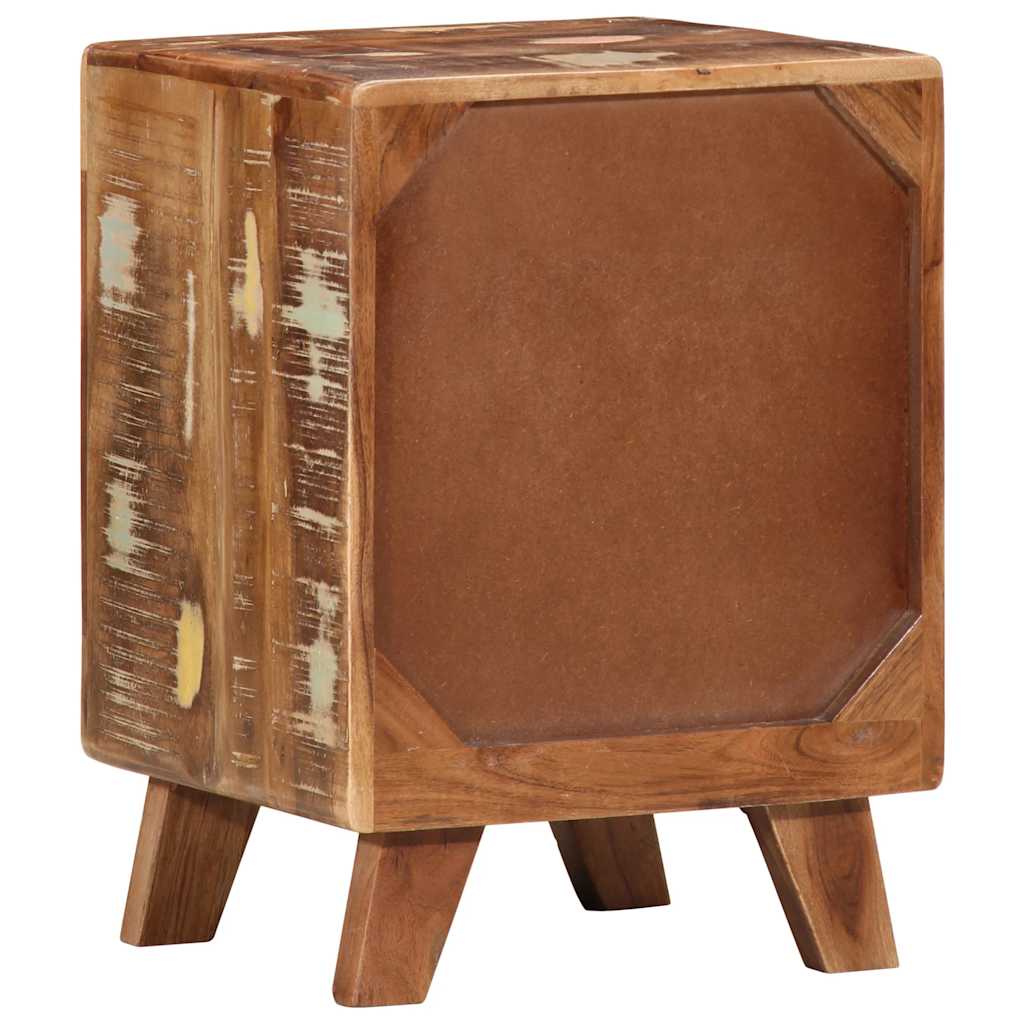Comodini 2pz 37x32x50 Cm In Legno Massello Di Recupero